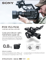 Sony PXW-FS5 XDCAM 4K Super 35 Exmor CMOS Sensor เฉพาะกล้องไม่รวมเลนส์ *ราคารวมภาษี